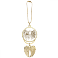 thumbnail image 1 of Corridor Landmark Sketch Landscape Car Keychain Angel Wing Pendant, 1 of 4