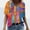Multicolor#1, variant on Womens Plus Size Tops under $5,Women's Loose Casual Short Sleeve V Neck T Shirts Printed Tshirts Blouses Multicolor XXXXXL