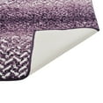 thumbnail image 5 of Better Trends Bath Rug 17” x 24” Bathroom Rug Mat Non-Slip Micro Polyester Bath Rugs for Bathroom Floor, Shower, Tub, Toilet Casablanca Collection - (Purple), 5 of 5