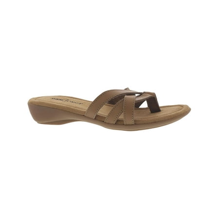 

Minnetonka Womens Sunny Thong Leather Slip On Thong Sandals