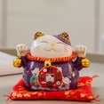 thumbnail image 7 of Yesbay Saving Jar Large Capacity Ceramic Japanese Style Lucky Cat Piggy Bank, 7 of 7
