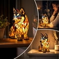 thumbnail image 6 of JHRGJIO Puppy Lamp Stained Glass, Dog Night Light Stained Resin Pup Light Charge Powered, Table Lamp Puppy Lamps for Home Bedroom Desk Display Warm Cozy Cute Unique, 6 of 7