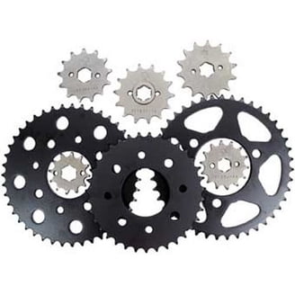 JT Sprockets JTF423.18RB Rubber Cushioned Front Sprocket - 18 Tooth, SCM420 Chromoly Steel