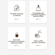 i Cafilas Portable Espresso Coffee Machine Maker 20 Bar