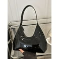 thumbnail image 6 of LAVA Women's Hobo Shoulder Bags Top Handle Handbag Zipper Purses Crescent Underarm Bag (Black), 6 of 9