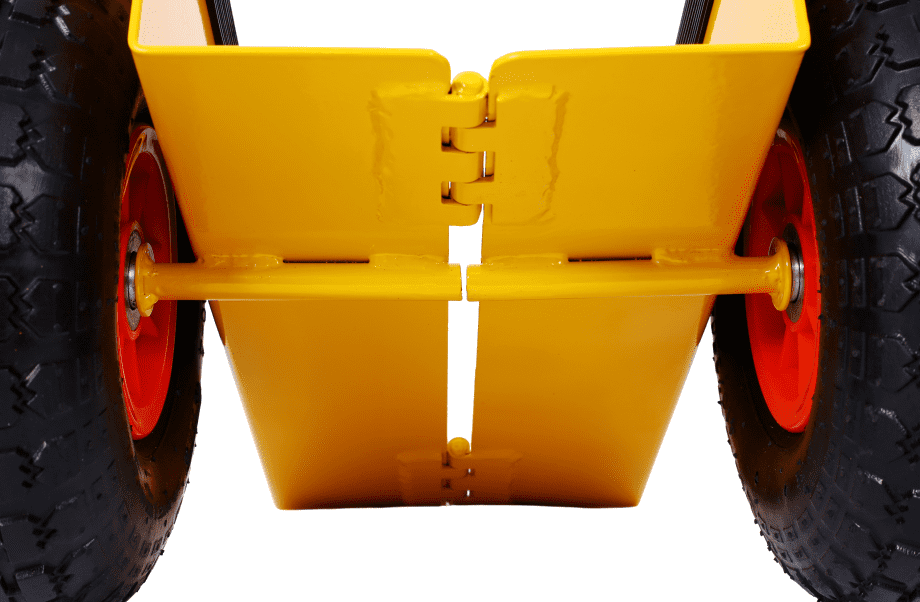Heavy Duty Panel Dolly 600LB Capacity 10" Wheels Yellow