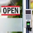 thumbnail image 2 of 2pcs Double Sided Door Sign PVC Business Hours Sign with Open and Closed Indicators Hanging Chain Waterproof Material Reusable for Store Office Home, 2 of 8