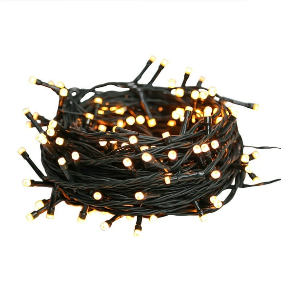 Kurt Adler Versatile 480-Light Pure White/Warm White Temperature Changing LED Cluster Garland