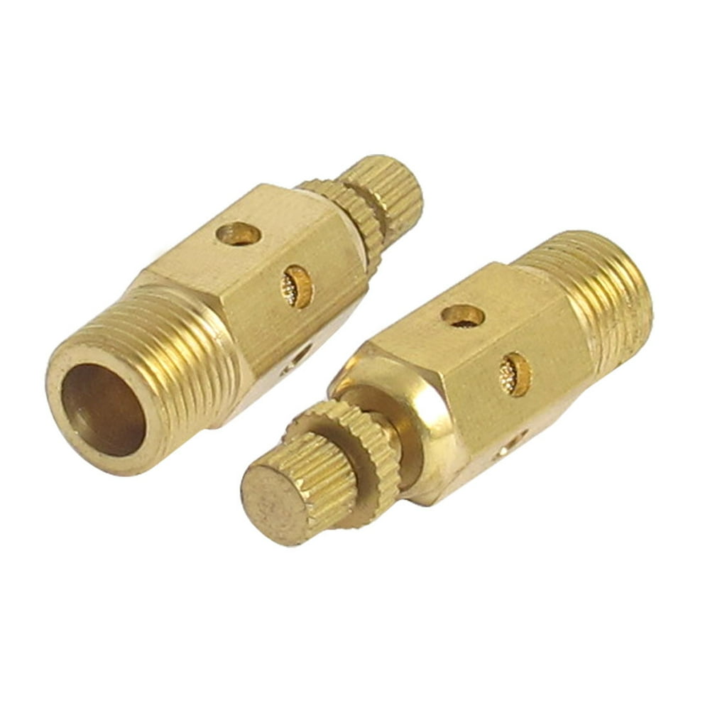 1/8BSP Adjustable Pneumatic Muffler Air Flow Control Noise Exhaust 2pcs