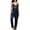 Navy, variant on Outfmvch pajama sets for women 2 piece womens pajamas silk pajamas for women Sleepwear Sets scoop neck sleeveless Slim-Leg Solid color leisure Polyester 1 Top and 1 Pair of Pajama Pants Black L