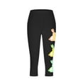 thumbnail image 5 of Pantalones de Ajuste Seco de la Moda de las Mujeres Imprimidas Leggings, Deporte de Yoga Elástico de Poliéster Elástico Respirable, 5 of 5