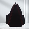 thumbnail image 4 of Cambios Manual Cuero Gamuza para Coche Cubierta Impermeable () Rojo, 4 of 5