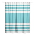 thumbnail image 2 of Creative Products Teal Bold Stripes  71x74 Shower Curtain, 2 of 2