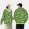 thumbnail image 6 of Kll Cows With Calfs Green Print Men'S Women’s Upf 50+ Sun Protection Outdoor Hoodie Jacket Long Sleeve Fishing Hiking Performance Shirt- Xx-Large, 6 of 8