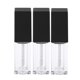 thumbnail image 2 of 3 tubos de brillo labial vacíos transparentes de 5 ml con tapones para aplicador. Negro, 2 of 9