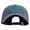 Navy, variant on Irish Four Leaf Clover Holiday Embroidered Big Size Washed Pigment Dyed Cap - Navy XL-3XL