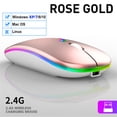 thumbnail image 1 of BeesClover 2.4g Wireless Mouse Usb Rechargeable Bluetooth-compatibel Rgb Silent Ergonomic Mouse With Backlight Compatible For Laptop Ipad, 1 of 9