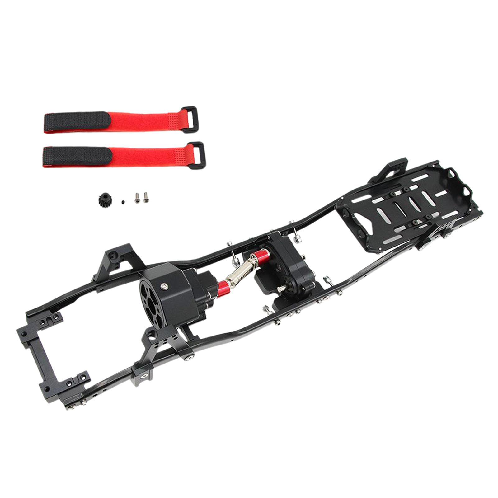 Details about   For 1/10 RC Climbing 313mm Wheelbase Metal Chassis Frame Prefixal Gearbox Set 