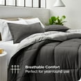 Bare Home UltraSoft Reversible Comforter Goose Down Alternative