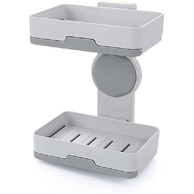 Jabonera Soporte De Jabón Autoadhesivo Montado En La Pared Sin Taladrar Jabonera Soporte De Esponja Montado En La Pared para Baño Cocina, (Ventosa De Doble Capa)