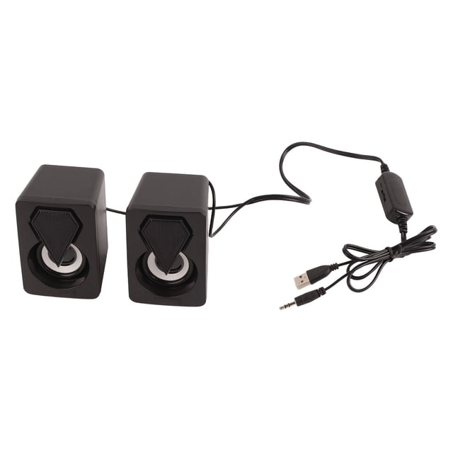 Altavoz de ordenador para videojuegos, luz colorida RGB, sonido estéreo, graves pesados, altavoz de escritorio USB