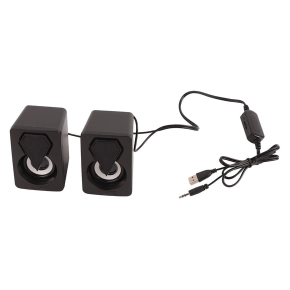 Altavoz para computadora de juegos con luz RGB colorida, sonido estéreo, graves potentes, altavoz de escritorio USB