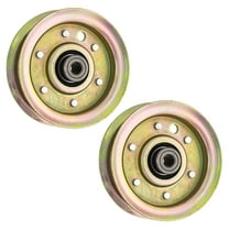 8TEN Flat Idler Pulley for John Deere Husqvarna AM103480 131494 2 Pack 810-CID2224L