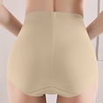 thumbnail image 5 of HVOBTTY Women's Briefs High Waist Adjustable Button Waist Control Soft Shaping Hip Lining Base Underwear, 5 of 5