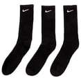 thumbnail image 4 of Men's Nike 3-pack Everyday Cushion Crew Training Socks Color: Black Size: 12-15, 4 of 9