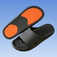 thumbnail image 5 of Men's House Slippers Slip-on Flat Heel Non-Slip Shower Shoes Mens Indoor Home Bedroom Pool Bathroom Home Shower Slippers Beach Shoes, 5 of 7
