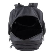 Eastsport Bungee Expandable Backpack, Black/White Pop