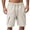 CHJ88-Khaki, variant on Mens Cargo Shorts Lightweight Elastic Waist Work Tactical Shorts Summer Ripstop Workout Hiking Outdoor Pants Brown M