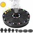thumbnail image 1 of Solar Powered Fountain Hanging Outdoor Swimming Pool Flowing Water Floating Fountain 7V3W Storage Ba_Perfect Gift, 1 of 4