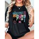 thumbnail image 1 of Women's Backstreet Graphic T-Shirt - Casual Short Sleeve Tee with Vibrant Design, Black Street Style Top for Spring/Summer, Spring Fashion | Retro Style Shirt | Comfortable Fit, 1 of 6