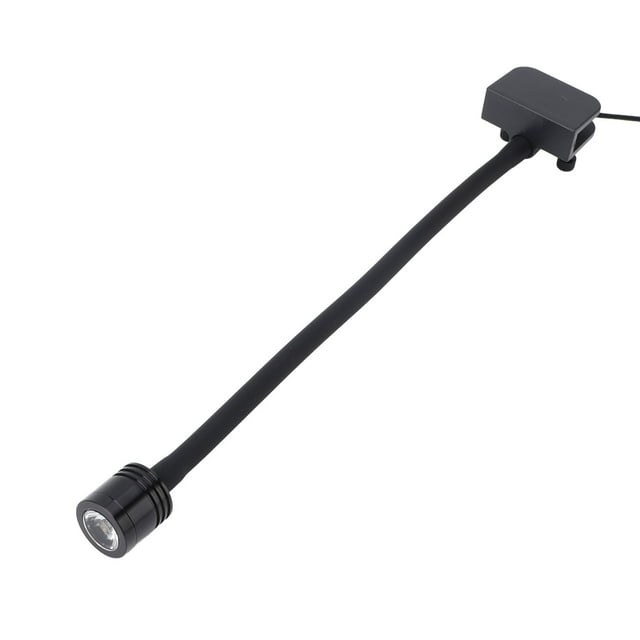 Fish Tank Clip on Light, USB Plug 5V 360 Rotation LED Clamp Aquarium Light Aluminum Alloy Aquarium Lamp for 3-6 Gallons Freshwater Saltwater Aquariums