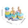 thumbnail image 4 of XWSHYW Juguetes para Niños Pequeños Diseño de Animales Pequeños con Forma Geométrica, Cinco Juegos de Rompecabezas de Madera para Educación Temprana, Juguetes para Niños y Niñas, Regalos de Cumpleaño, 4 of 7
