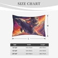 thumbnail image 4 of Daiia Astronaut Dolphin Bedding Waterproof Pillow Protector Zippered Queen – Bed Bug Proof Pillow Encasement-20"x30", 4 of 6