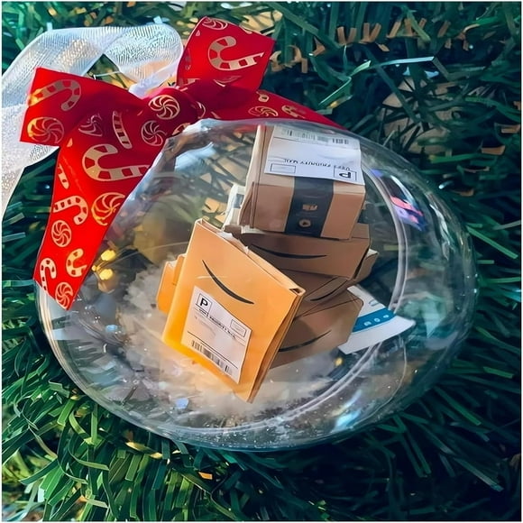2023 New Funny Ornament - Mini Packages Ornament  Christmas Mini Express Box Ornament Tree Decorations  Christmas Balls Home Office  Halloween Decorations