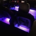 thumbnail image 5 of Tira de luces LED para automóvil 48LED DC12V Música multicolor Luz interior del automóvil Kit de luces LED debajo del tablero con función de sonido activo y control remoto inalámbrico Cargador de auto, 5 of 5