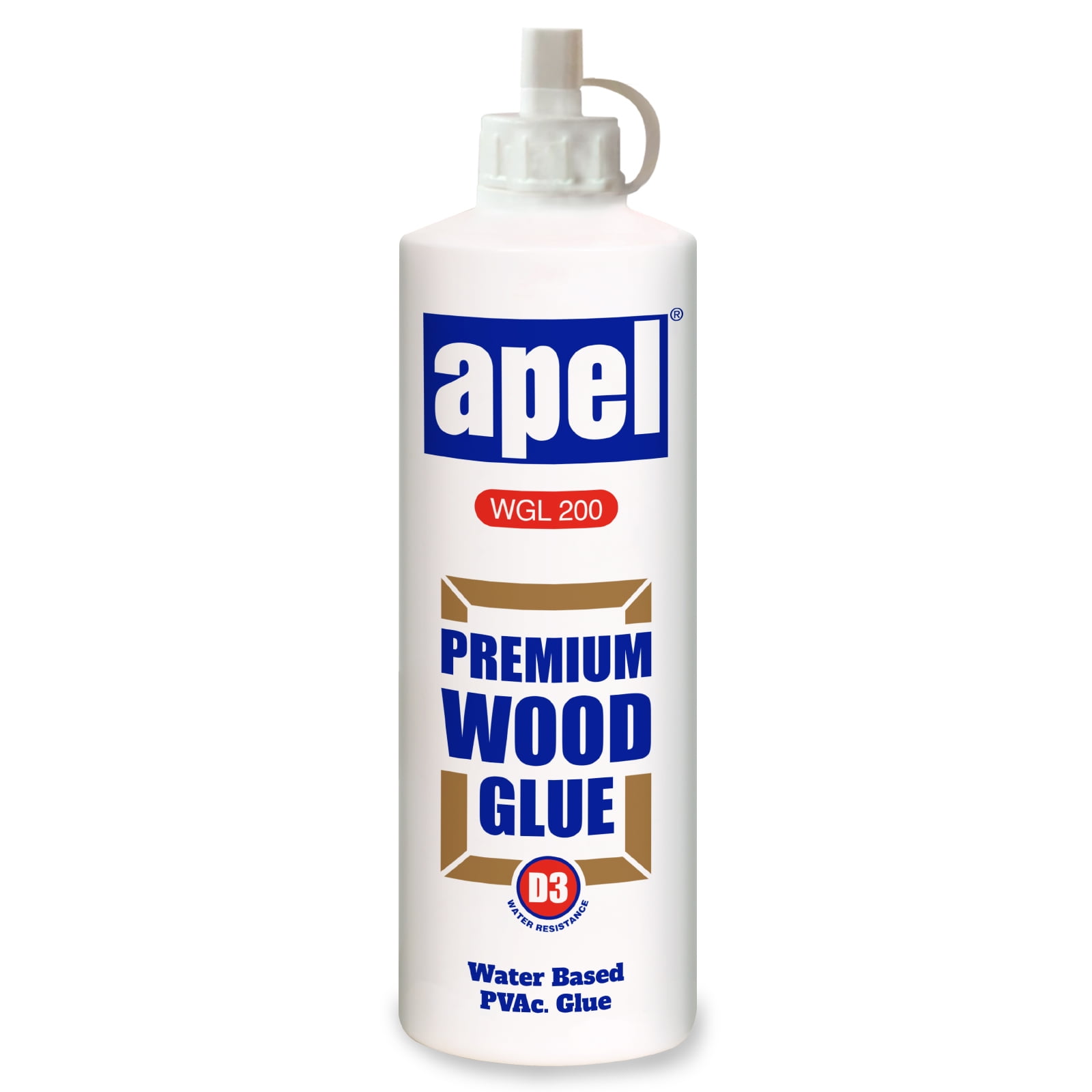 Wood Glue For Woodworking And Hobbies, Extra Strength For Crafts, 16 oz./1  pound, Water Based Clear PVA Glue For Interior & Exterior, Low Viscosity (1  Pack) 