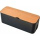 thumbnail image 1 of Caja de cables, organizador de cables para guardar regletas - negro, 1 of 5
