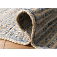 thumbnail image 4 of Indian Handmade Braided Blue Color Cotton , Denim with Natural Jute Area Rugs , Floor Decor Carpet Size 8 x 11 Feet ( 240 cm X 330 cm ), 4 of 5