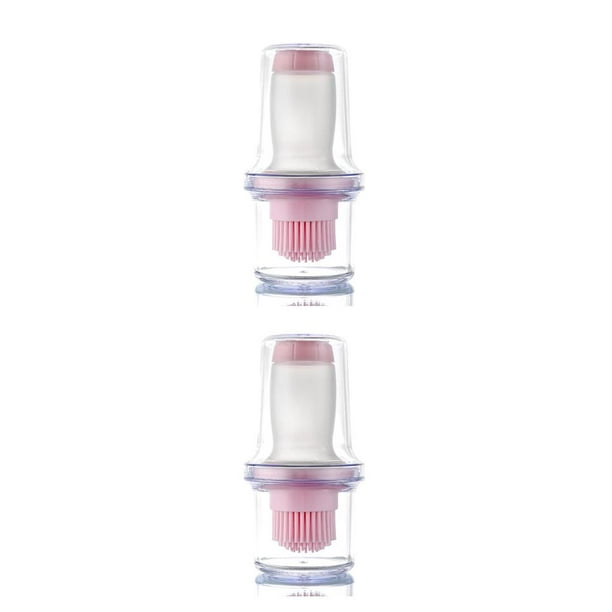 Dispensador de aceite Advancent Botella Cepillo de cocina Rosa Rosado 2Conjunto