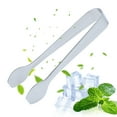 thumbnail image 7 of SPOORYYO Stainless Steel Ice Tongs - 4.6 Inch Dishwasher Safe Serving Tool for Cocktails and Hygienic Food Serving - Ideal for Parties and Home Bars, 7 of 7