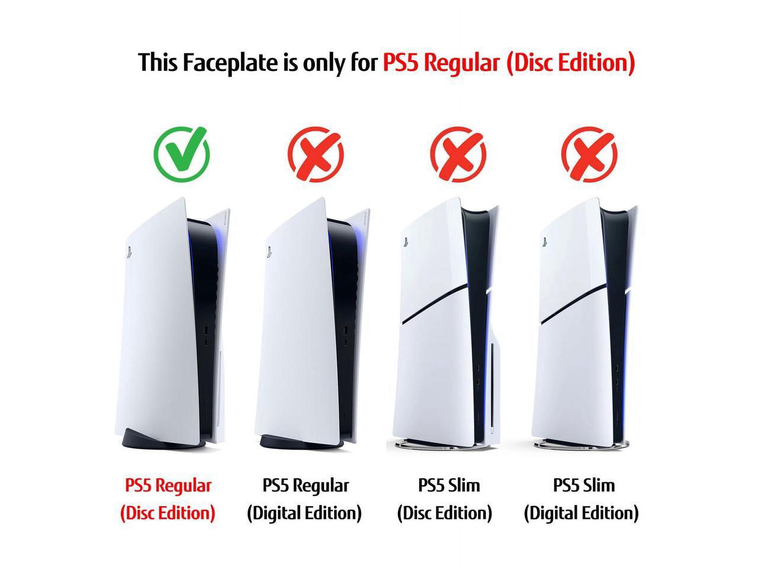 [Faceplate for PS5 Disc Edition] - Superhero Spider - Man 2 Plates for PS5 Console Cover Plates, Premium ABS Faceplate Shell Covers for PlayStation 5 PS5 Cover Plate Disc Edition
