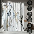 thumbnail image 4 of Americanflat 71" x 74" Shower Curtain, Moonstruck I by PI Creative Art, 4 of 6