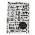 thumbnail image 2 of Embossing Folder Transparent Scrapbook Happy Birthday Embossing Folder DIY Handcraft Scrapbooking Photo Album Decor, 2 of 8