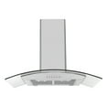 thumbnail image 4 of Ancona Hotte de Cuisinière Îlot Convertible de 36 Po à Auvent en Verre en Acier Inoxydable avec Veilleuse Automatique, 4 of 6