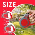 thumbnail image 2 of LIEVUIKEN Retractable Dog Leash Automatic Telescopic Tractor Dog Tape, Pet Tape 10/16 FT Durable and Convenient, with Non-Slip Handle, Suitable for Sm_Gift Of G, 2 of 4