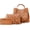 Brown, variant on Handbags and Purses for Women Crocodile Pattern Shoulder Bag Fashion Tote Casual Top Handle Satchel